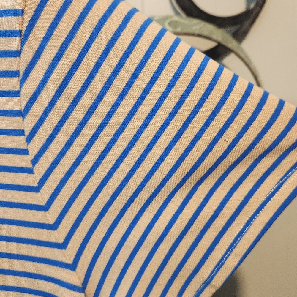 LuLaRoe Striped Short Sleeve Dress - Picture 4 of 9
